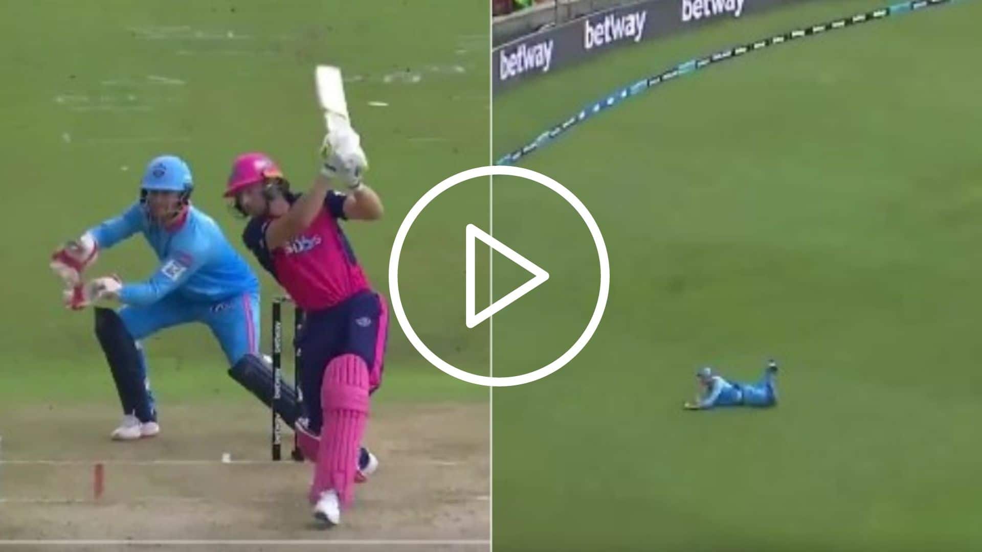 [Watch] Will Jacks Takes 'Sensational' Diving Catch to Dismiss Jos Buttler in SA20 2024